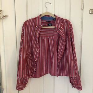 Chaps Cropped Button down